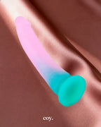 Share Satisfaction Nood Colours Glitter Dildo 8.7 Inch — Coy