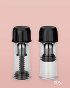 Nipple Play Vacuum Twist Suckers Black — Coy
