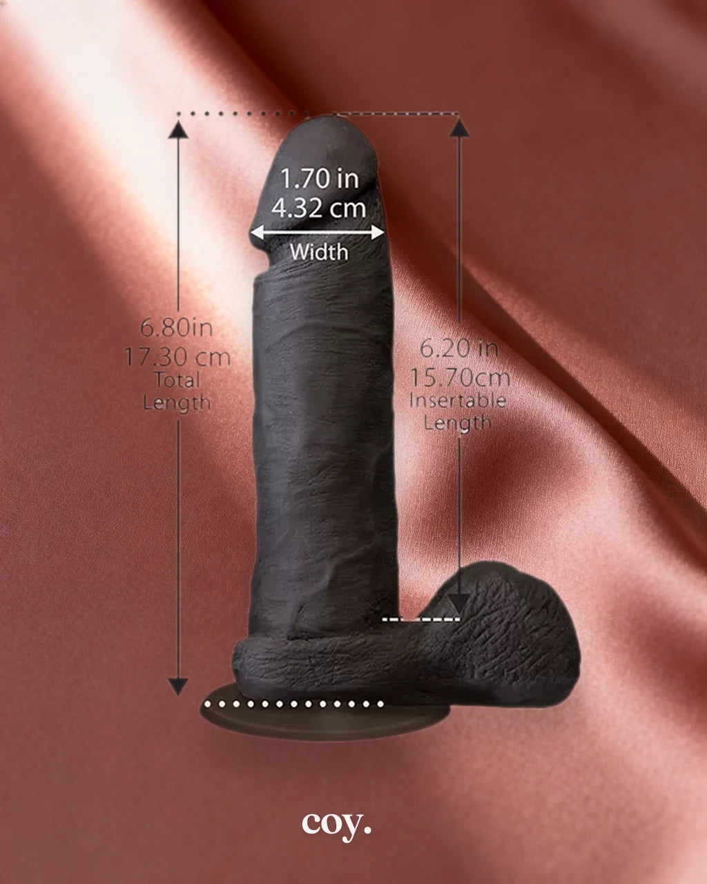 The Realistic Ur3 6 Inch Suction Cup Dildo — Coy