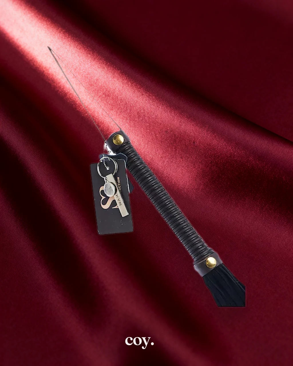 Bound X Suede Flogger With Cord Handle — Coy