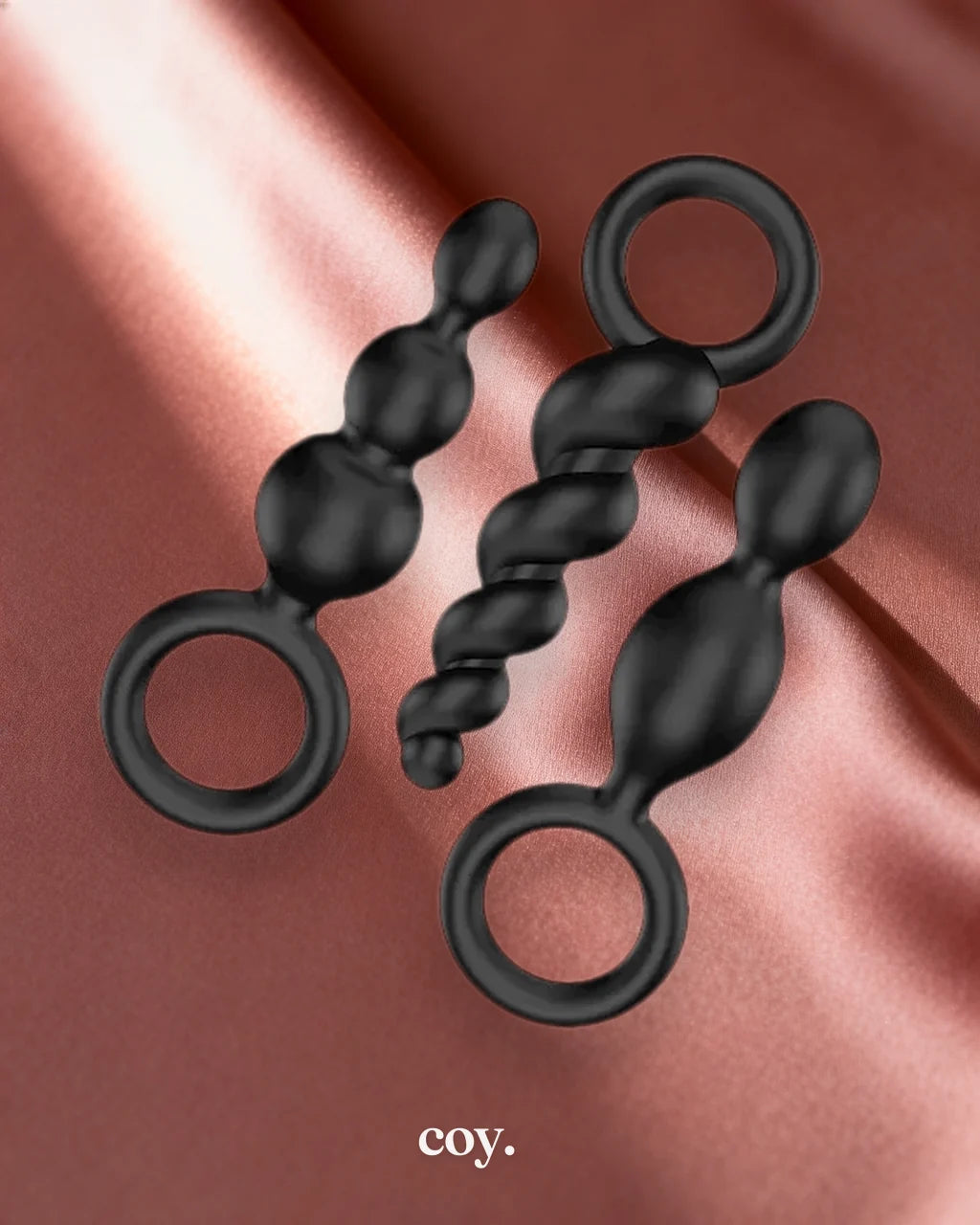 Satisfyer Silicone Plugs, Set Of 3 — Coy