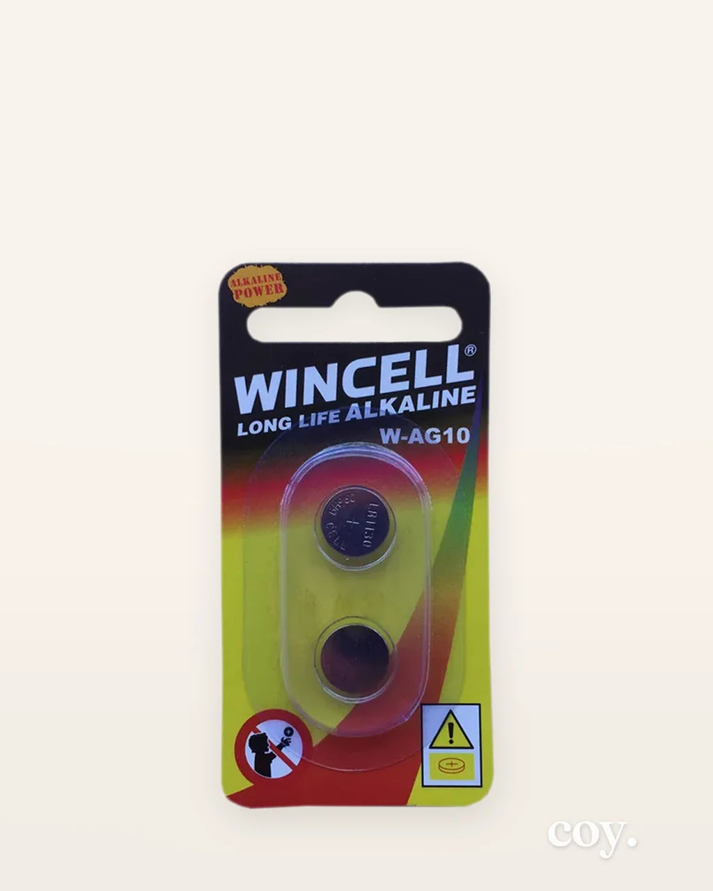 Wincell Long Life Alkaline Ag10 2 Pack — Coy