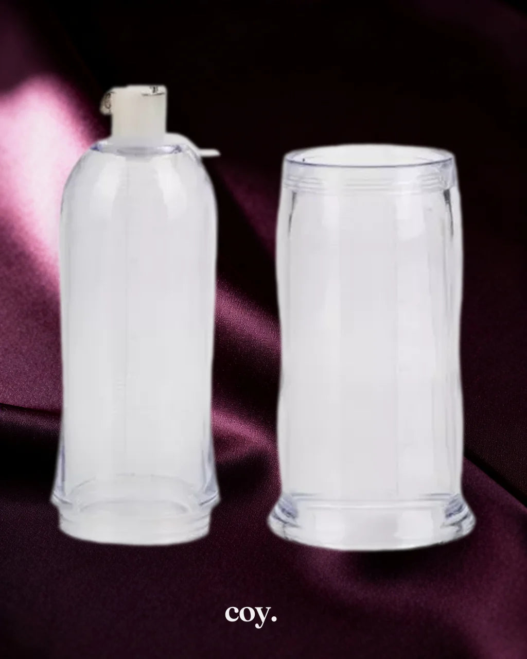 Cal Exotics Enhance Travel Pump System — Clear — Coy