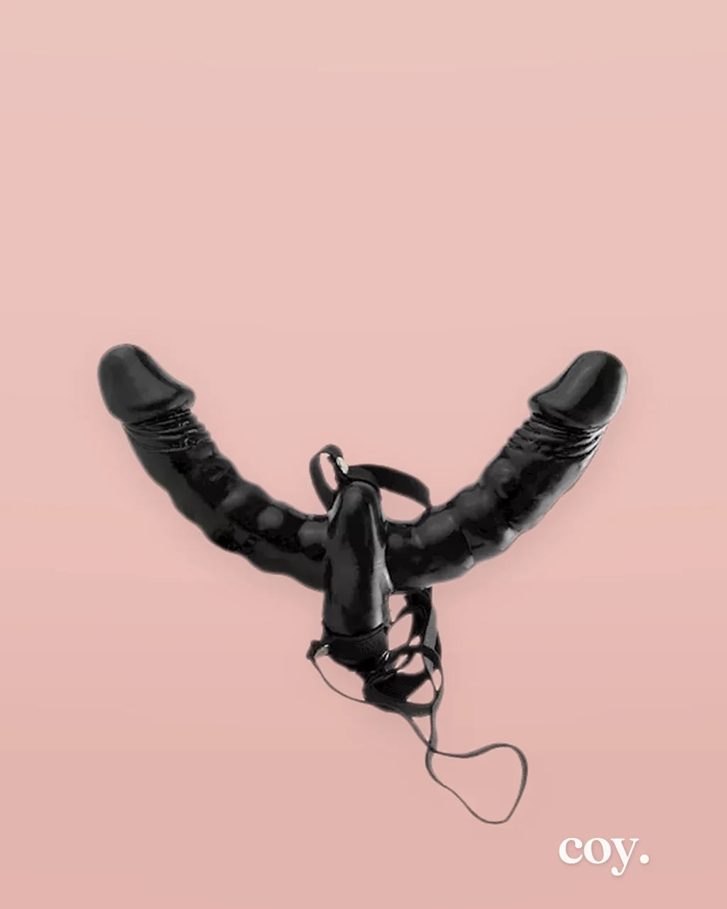 Fetish Fantasyvibrating Double Delight Strap-On — Coy