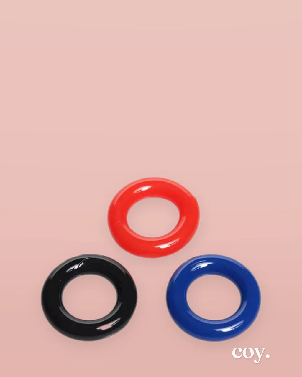 Stretchy Cock Ring 3 Pack — Coy