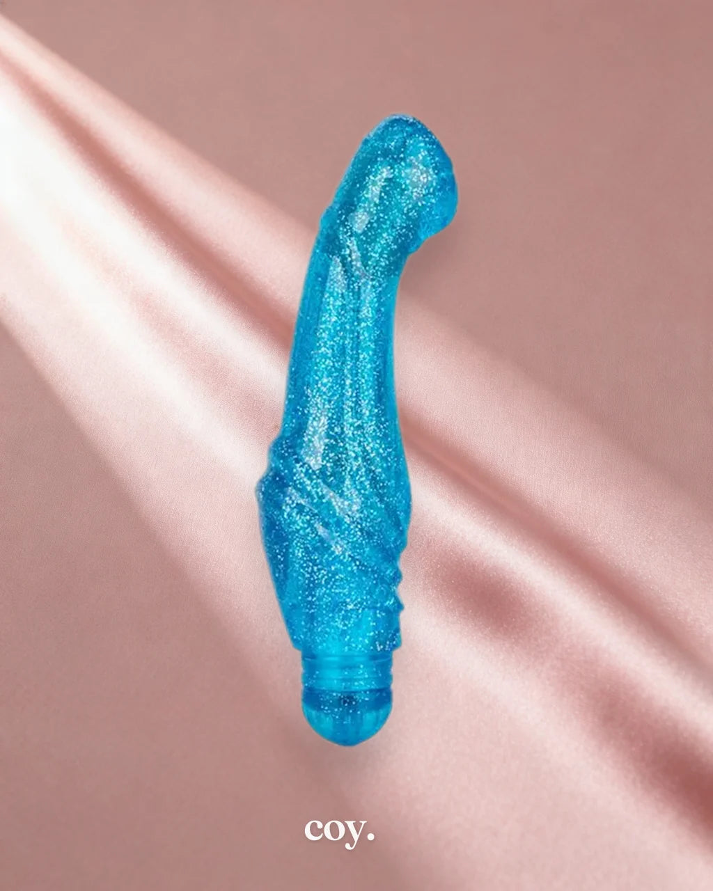 Cal Exotics Sparkle "G" Glitz 6.2 Inch G-Spot Vibrator — Blue — Coy
