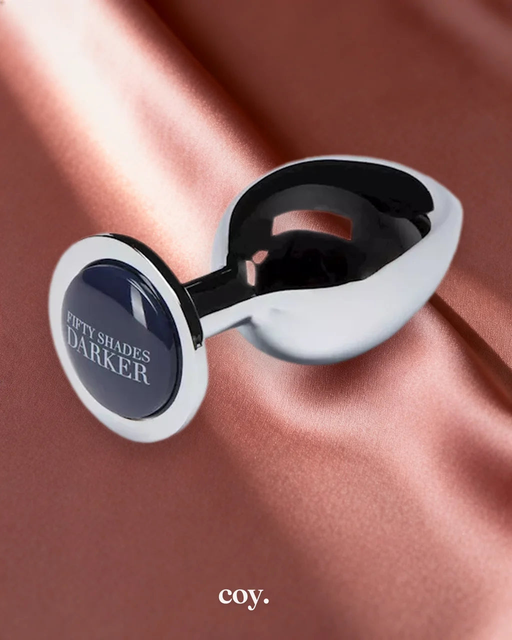 Fifty Shades Darker Beyond Erotic Steel Butt Plug — Coy