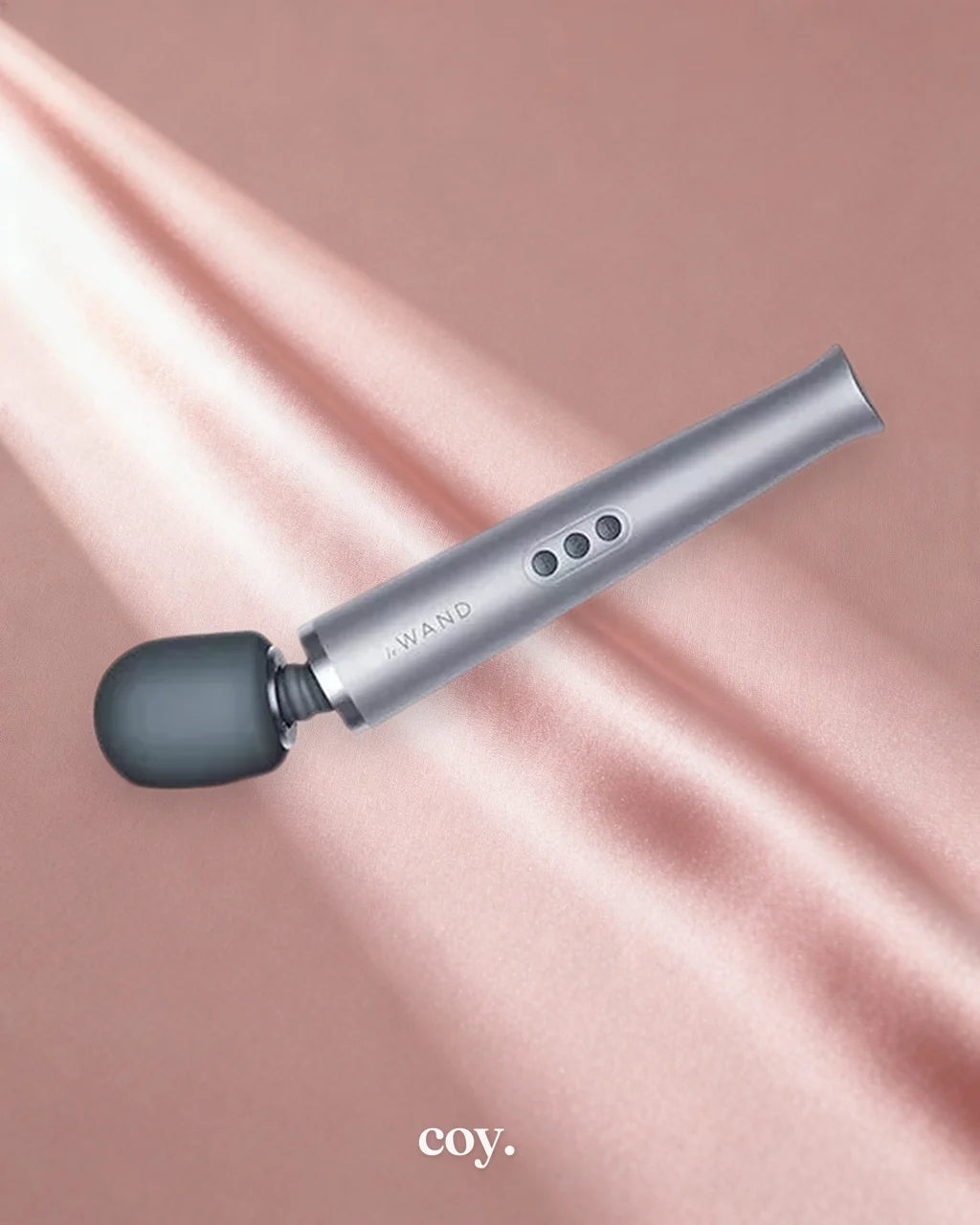 Le Wand Rechargeable Massager 8 Inch — Silver — Coy