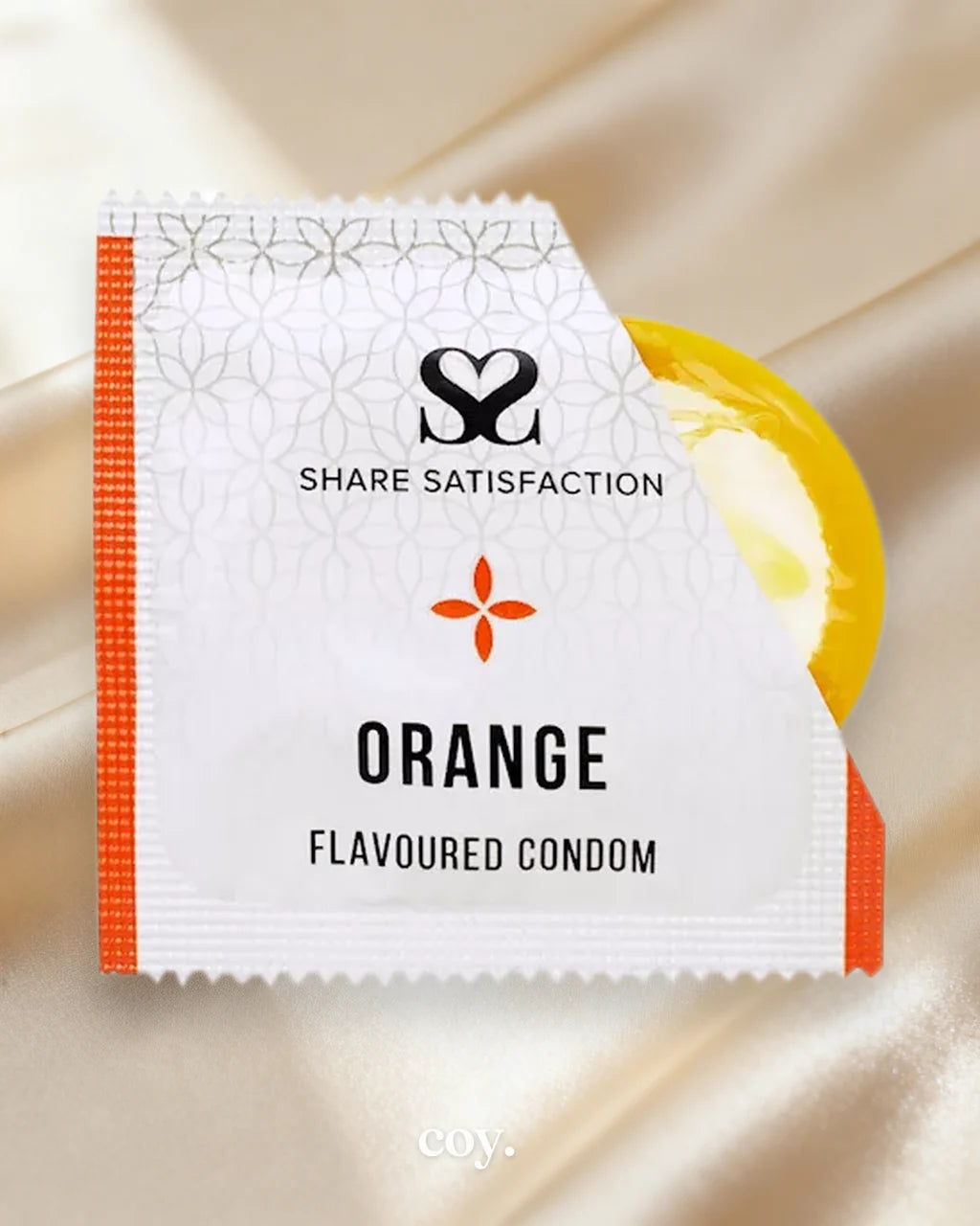 Share Satisfaction Orange Flavoured Condoms 100 Bulk Pack — Coy