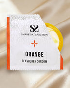 Share Satisfaction Orange Flavoured Condoms 100 Bulk Pack — Coy