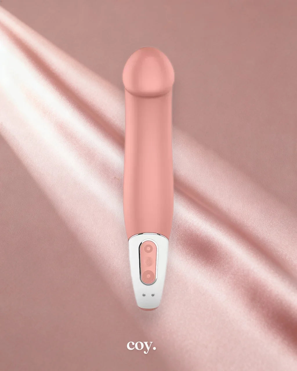 Satisfyer Vibes Master 9 Inch — Nude — Coy
