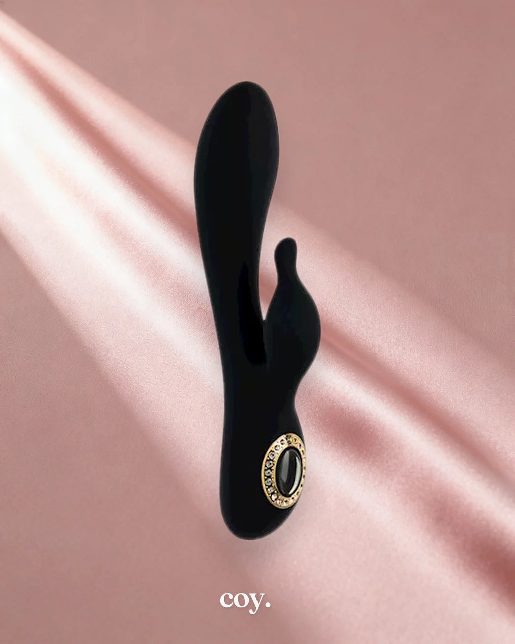 Share Satisfaction Adia Luxury Gemmed Rabbit Vibrator — Coy