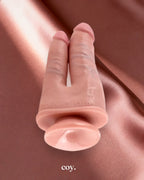 King Cock Double Penetrator Suction Cup Dildo — Coy