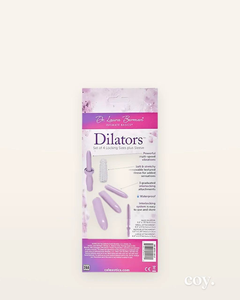 Berman Dilator Pelvic Floor Strengthening Set — Coy