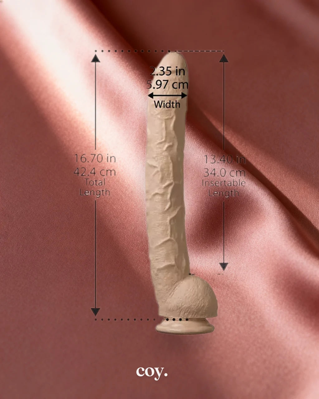 Dick Rambone Suction Cup Dildo — Coy