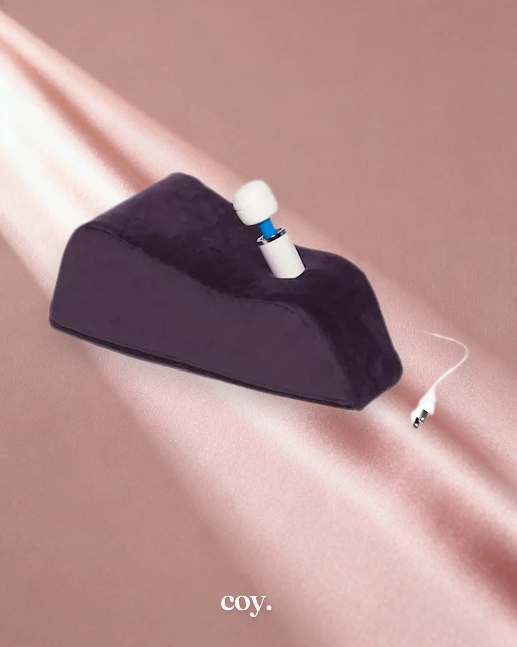 Liberator Wanda Sex Toy Mount Pillow — Purple — Coy