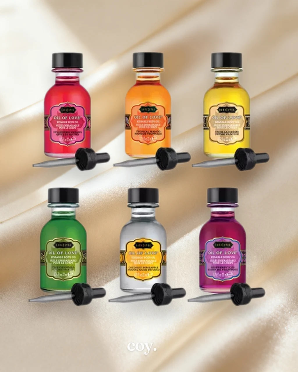 Oil Of Love The Collections Set 6 Flavoured Scents — Coy