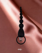 Amore Elite Power Beads 6 Inch — Black — Coy