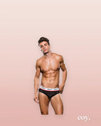Logo Elastic Lowrise Mesh Brief S M — Coy