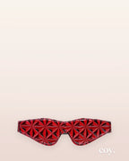 Crimson Tied Full Out Embossed Blindfold — Coy