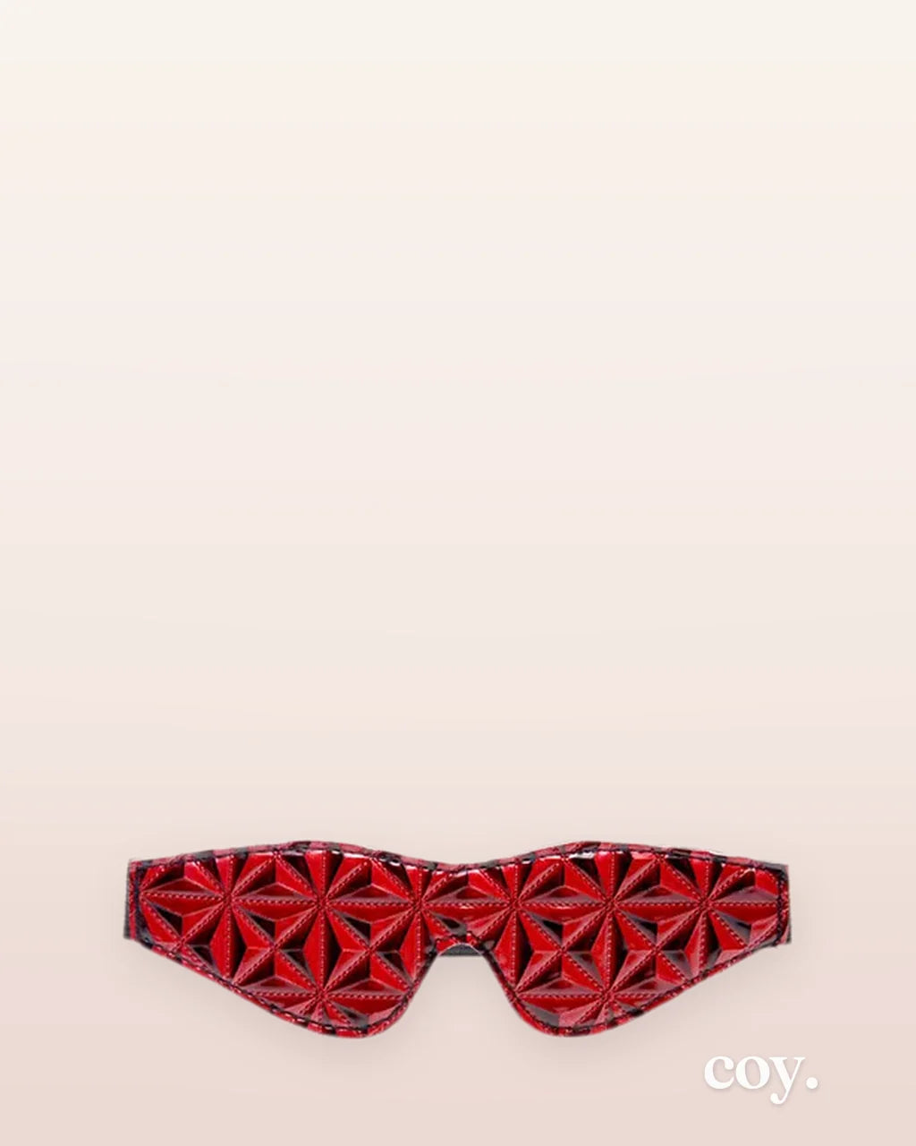 Crimson Tied Full Out Embossed Blindfold — Coy