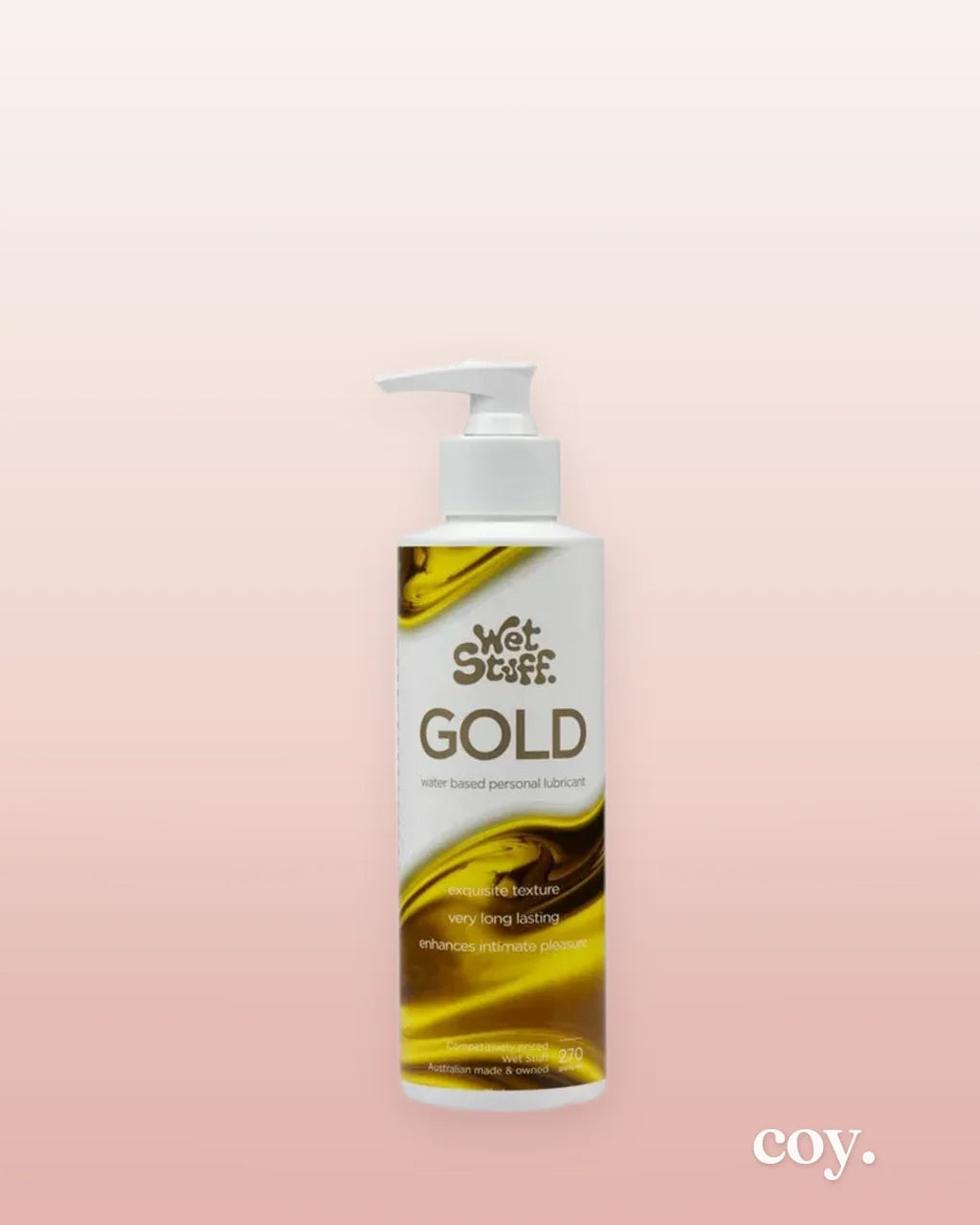 Wet Stuff Gold 270G Pump Top — Coy