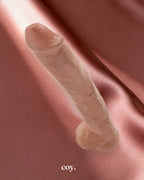 King Cock Suction Cup Realistic Dildo 14 Inch — Tan — Coy