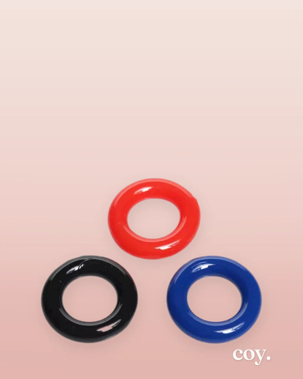 Stretchy Cock Ring 3 Pack — Coy