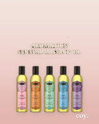Kama Sutra Aromatics Massage Oil 4X6 Display Card — Coy