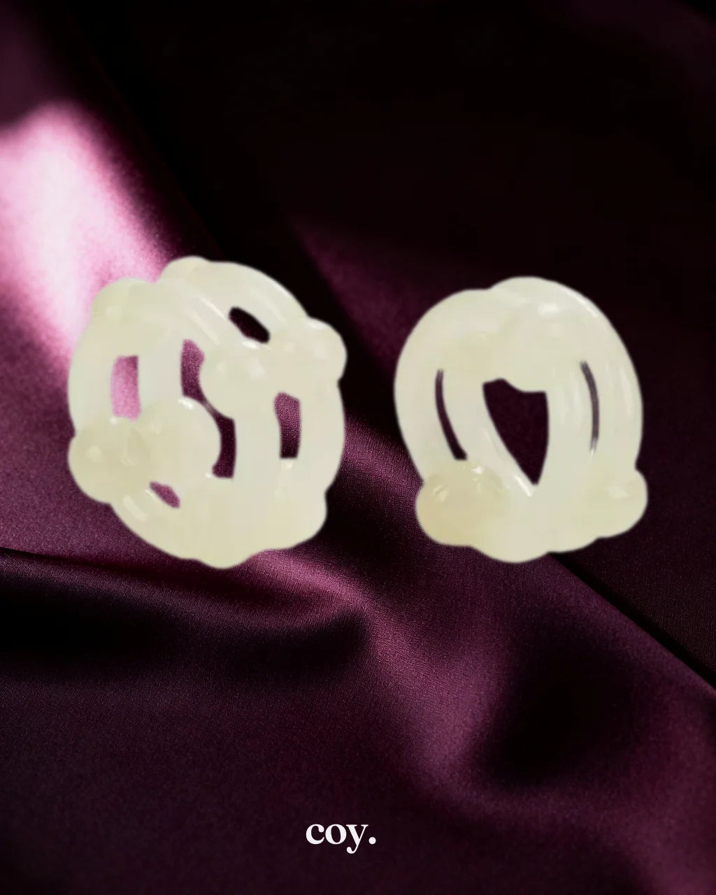 Island Rings Double Stackers Glow In The Dark — Coy