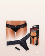 Vibrating Lace Thong — Coy