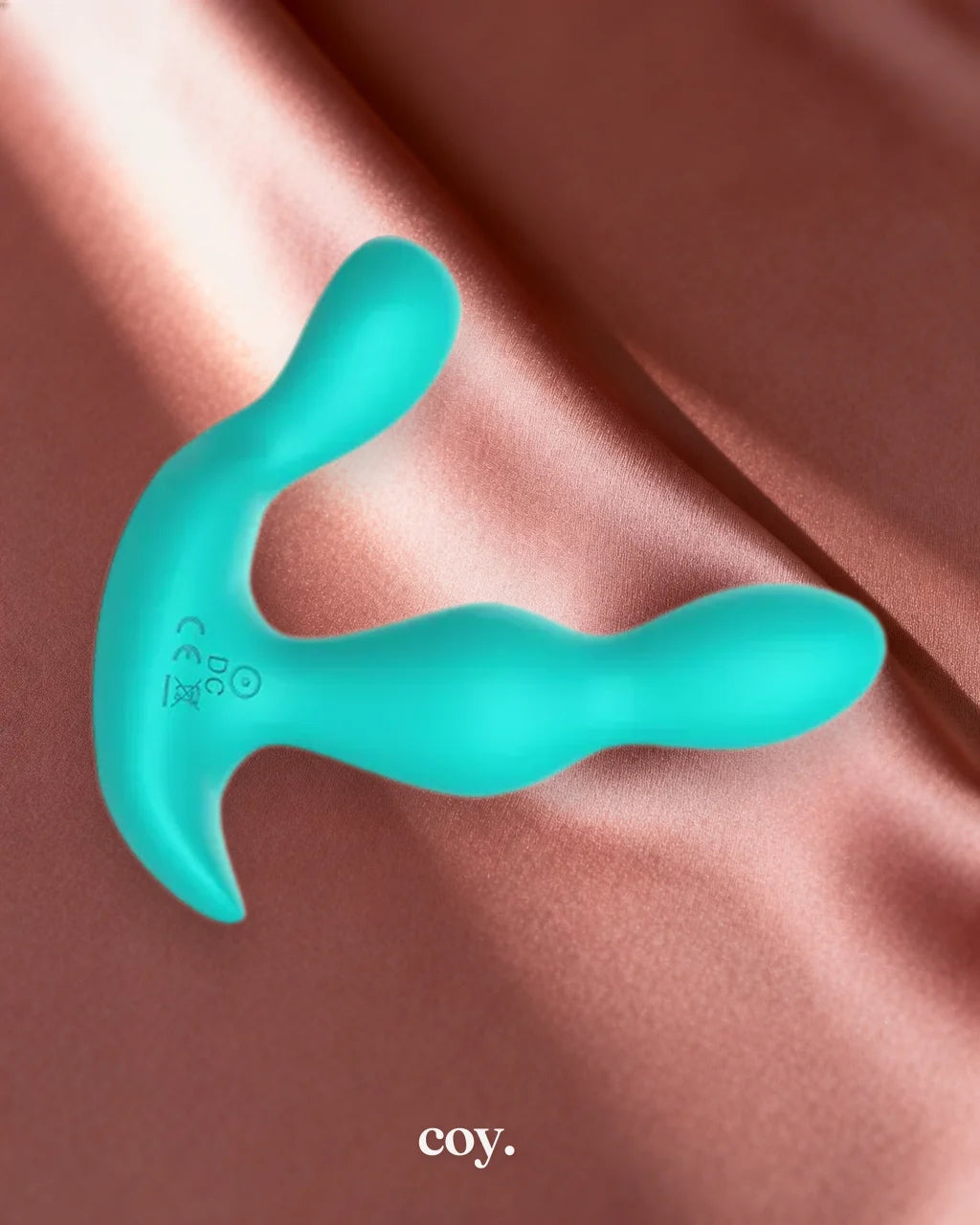 Amore Wireless Remote Control Prostate Anal Vibrator 4.8 Inch — Teal — Coy