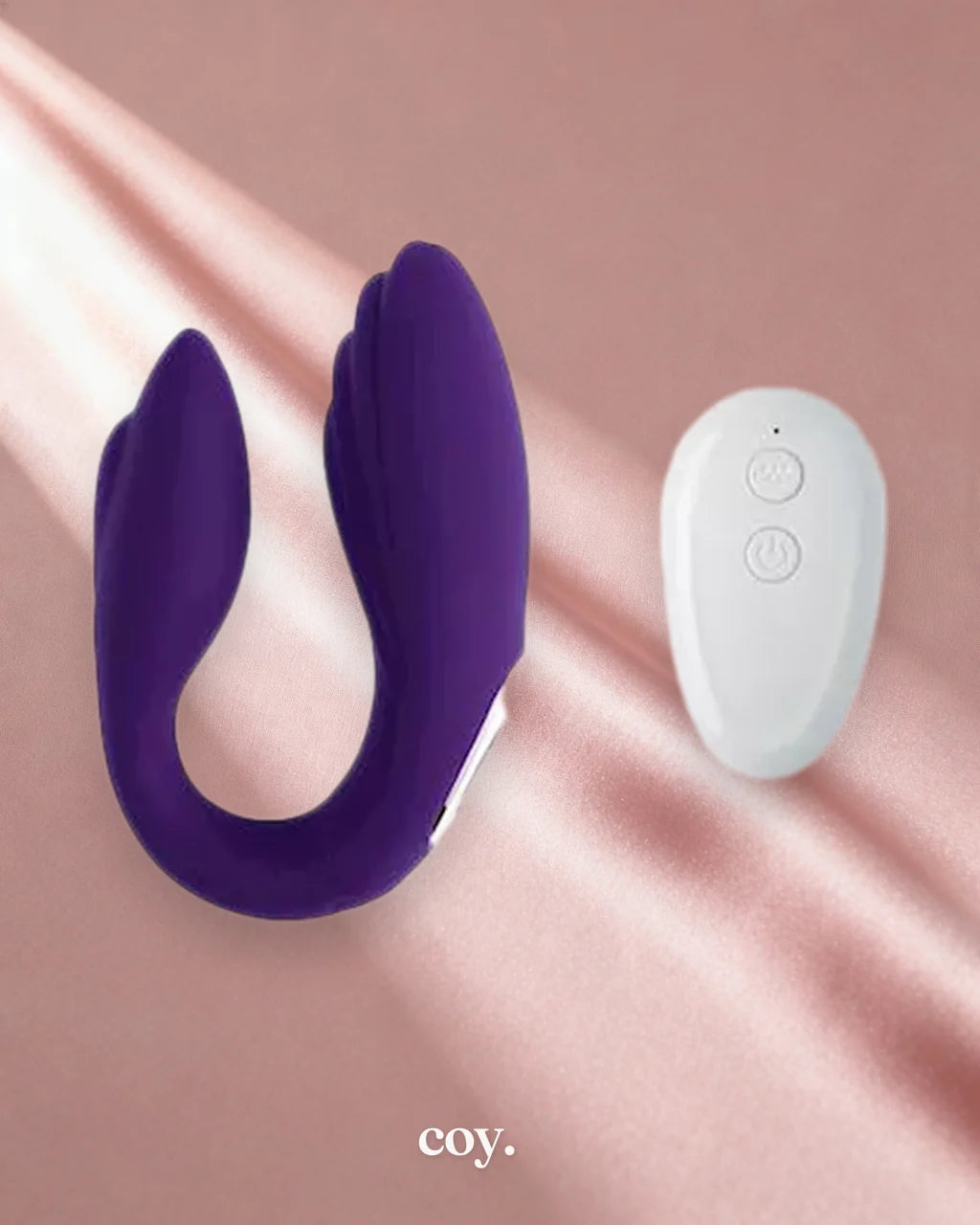 Share Satisfaction Gaia Remote-Controlled Couples Vibrator — Coy