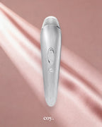 Satisfyer Luxury High Fashion Clit Clitoral Vibrator — Silver — Coy