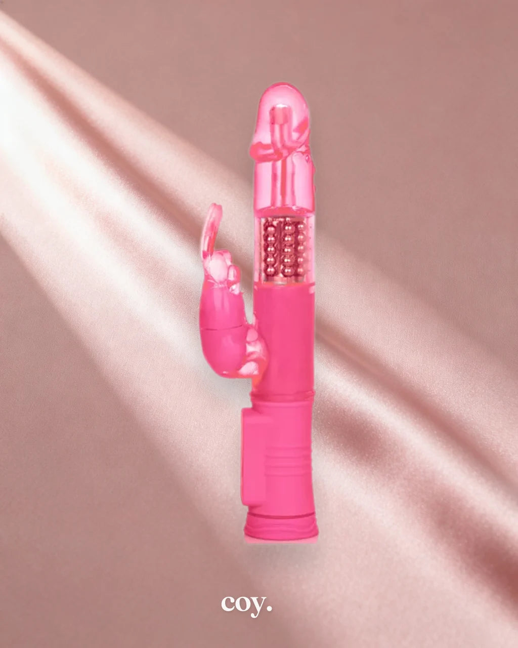 Shane's World Jack Rabbit 8.5 Inch Vibrator — Pink — Coy