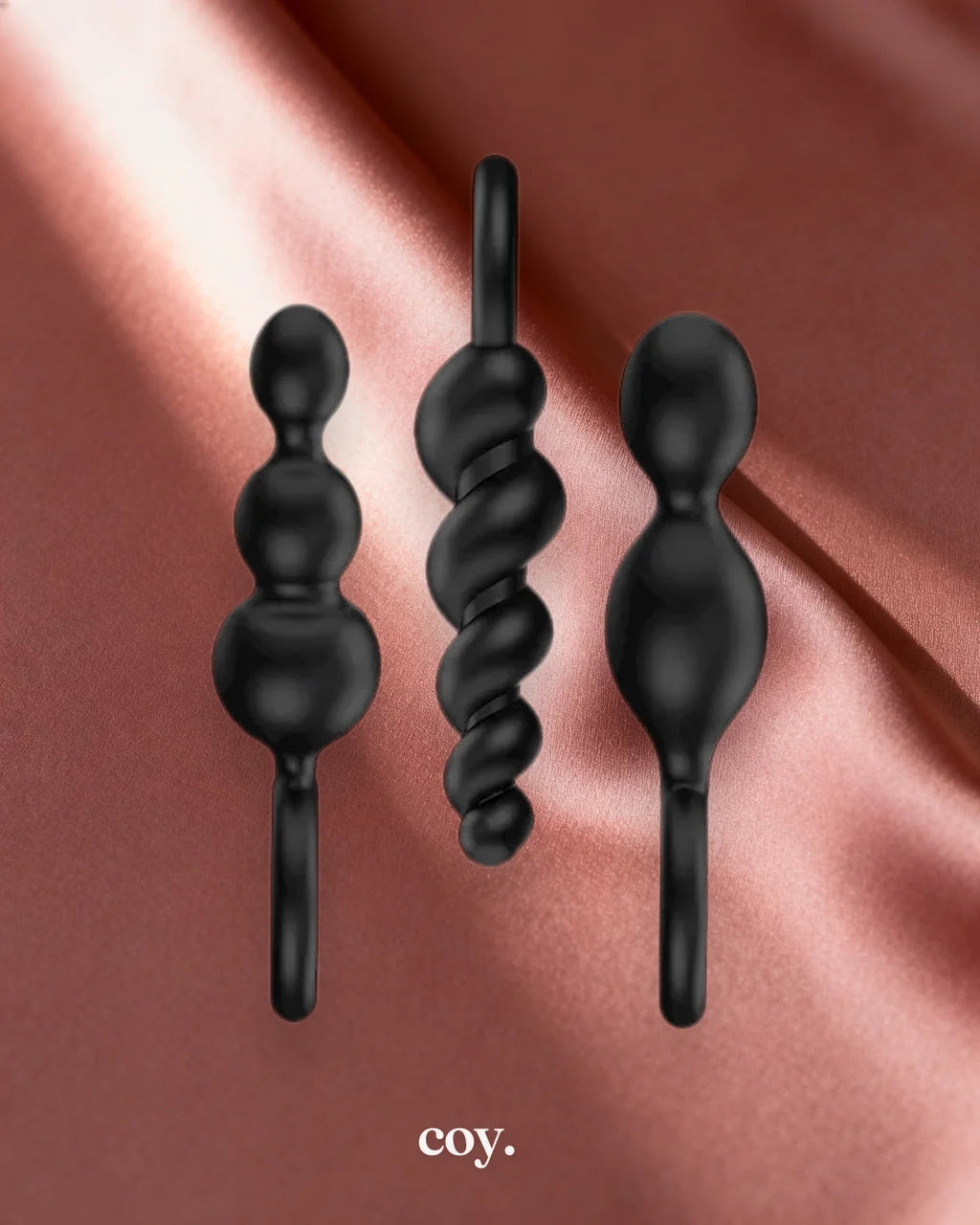 Satisfyer Silicone Plugs, Set Of 3 — Coy