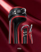 Bound X Tall Leather Suspension Cuffs — Coy