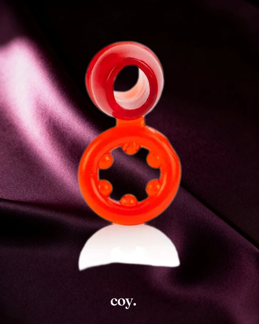 CalExotics Dual Support Magnum Cock Ring — Coy
