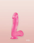 Basix 6.5 Inch Suction Cup Dildo — Coy