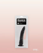 Basix Slim 7 Inch Suction Cup Dildo — Coy