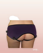 Plus Size Beginners Purple Strap-On — Coy