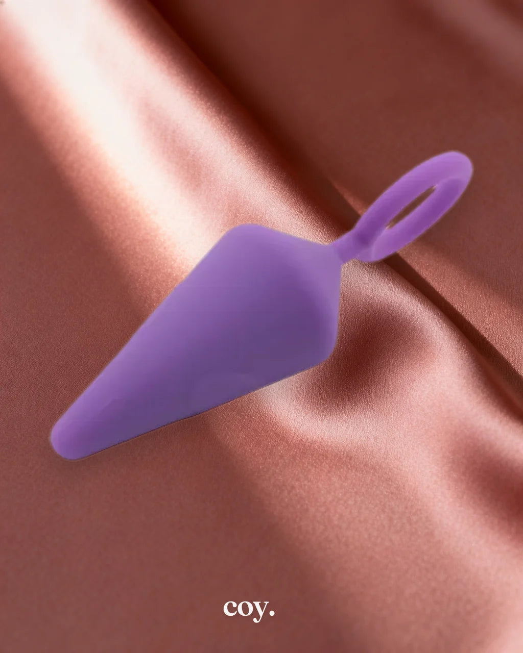 Aeystheter Collection Candy Butt Plug 5.1 Inch — Purple — Coy