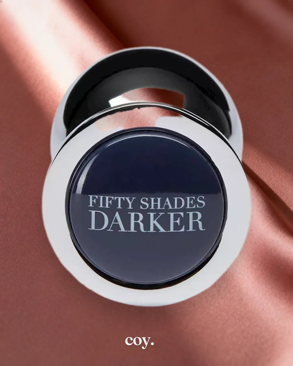 Fifty Shades Darker Beyond Erotic Steel Butt Plug — Coy