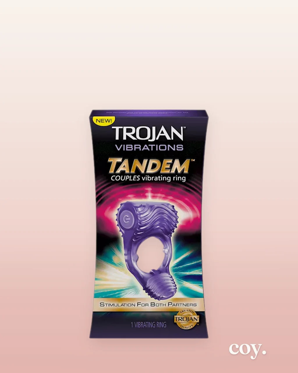 Trojan Tandem Vibrating Ring — Coy