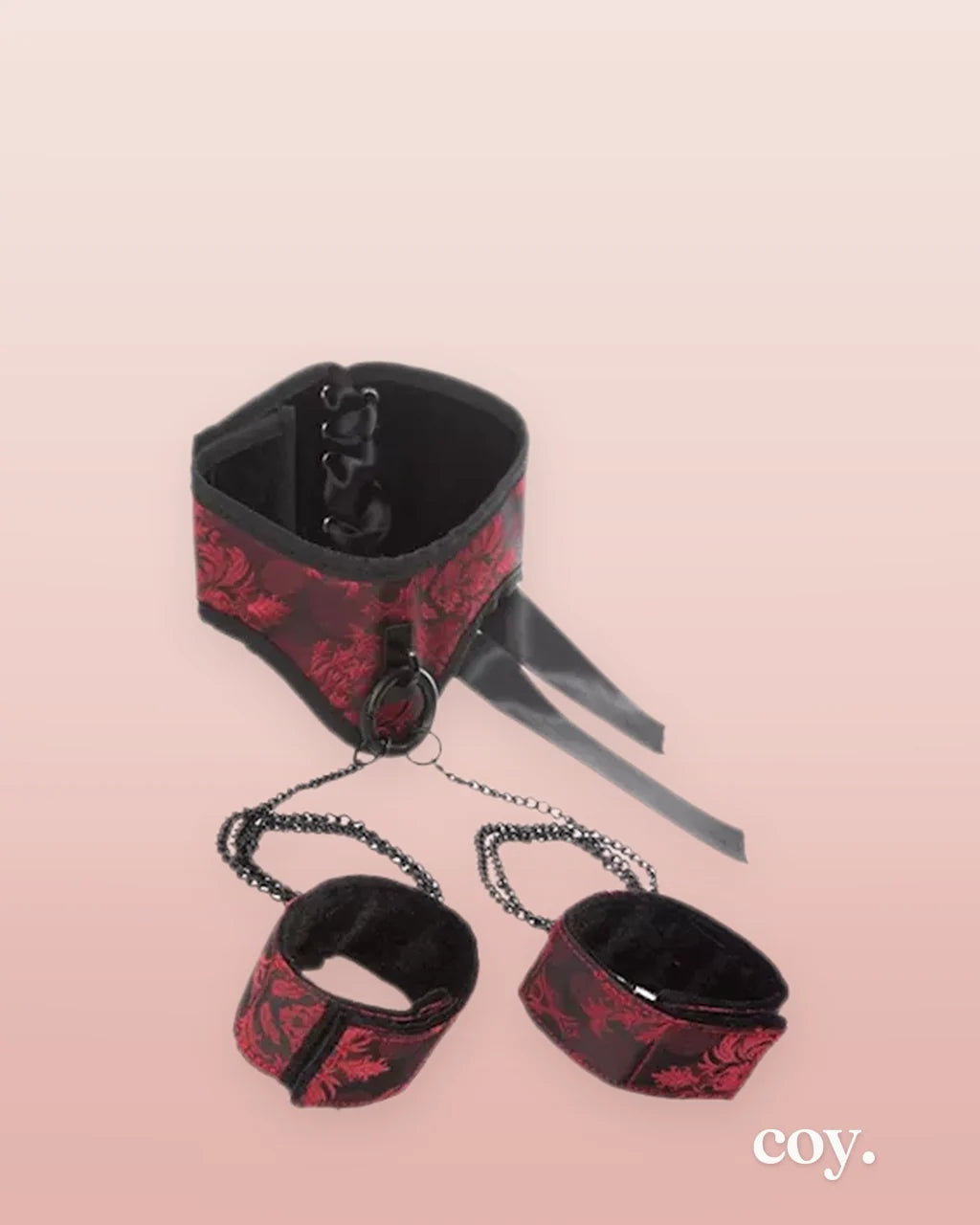 Scandal Posture Collar With Cuffs — Coy
