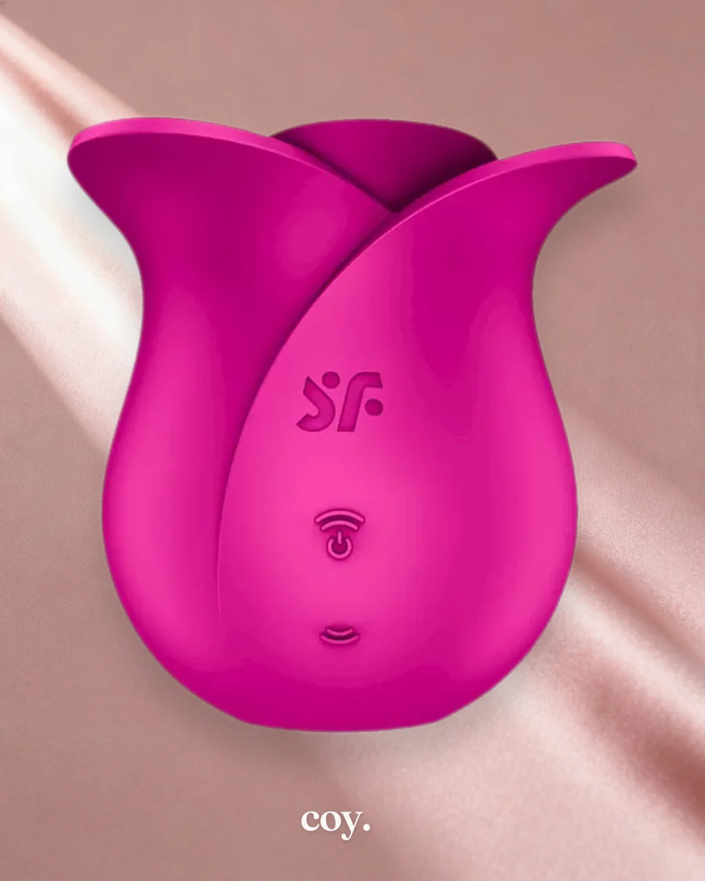 Satisfyer Pro 2 Modern Blossom 2.6 Inch Air-Pulse Vibrator — Red — Coy