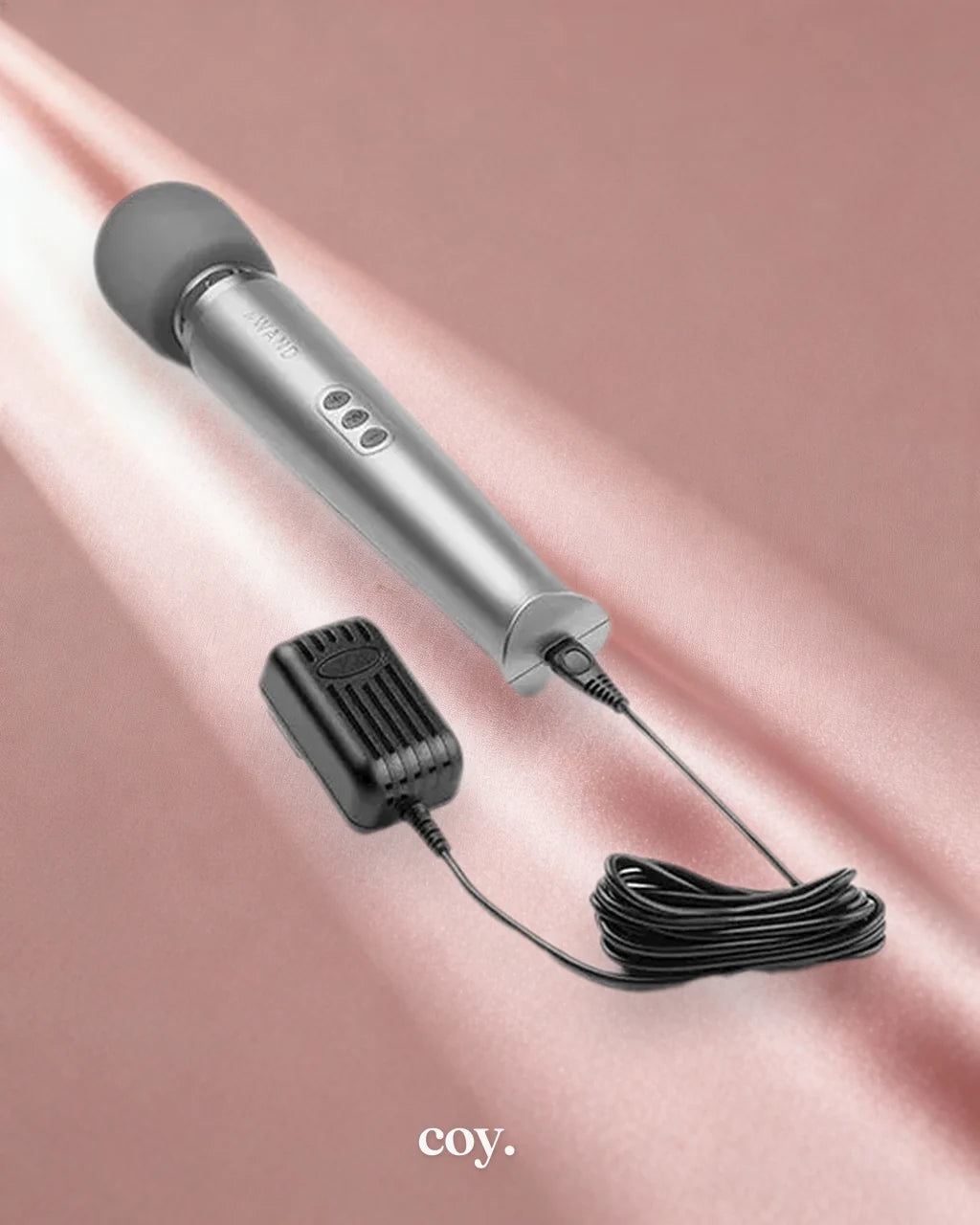 Le Wand Rechargeable Massager 8 Inch — Silver — Coy