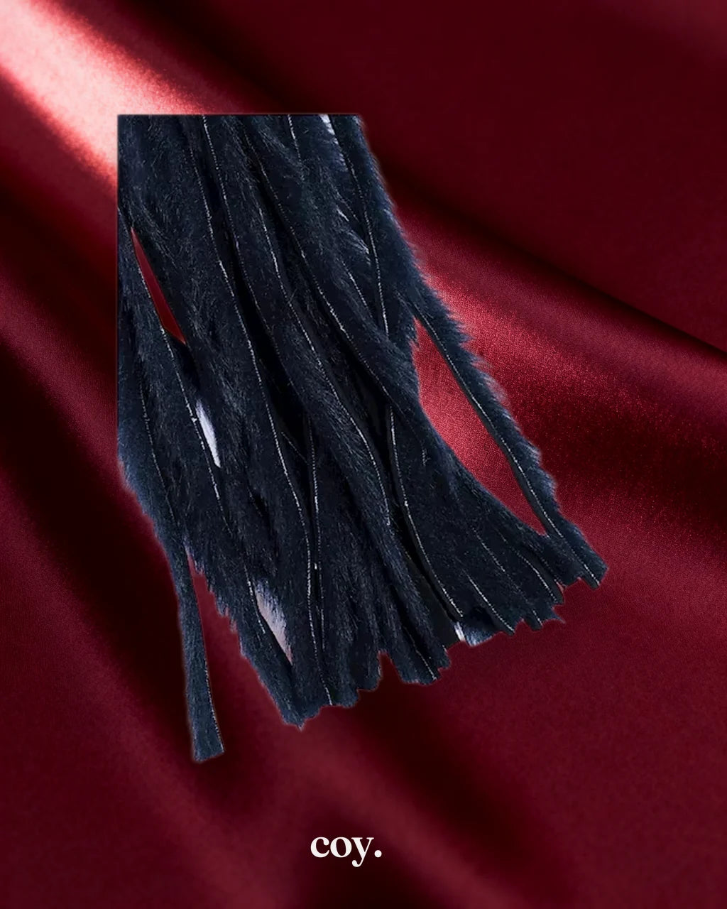 Bound X Faux Fur Flogger With Lambskin Handle — Coy