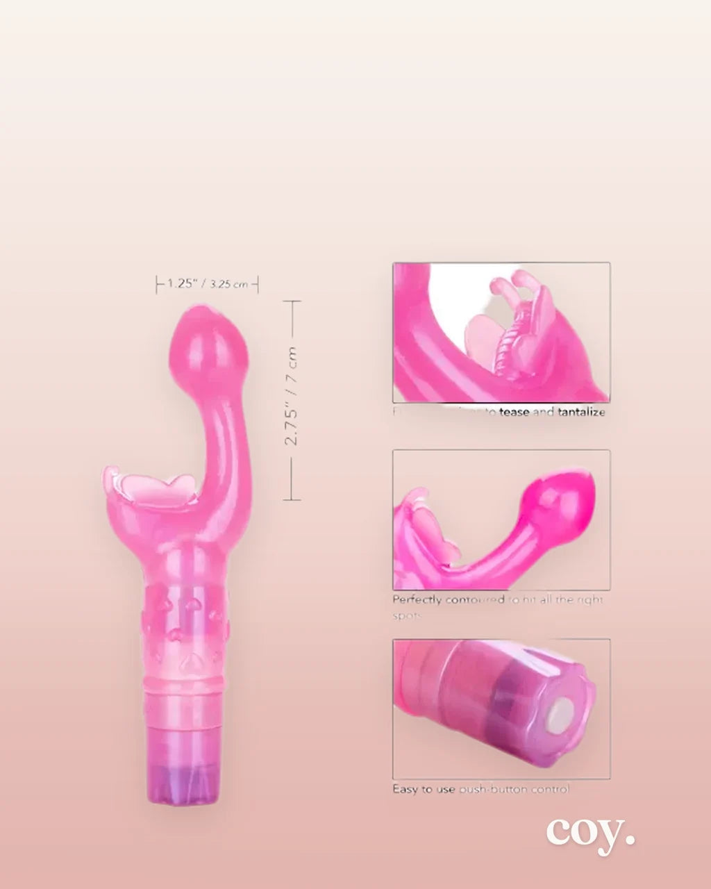 Butterfly Kiss Vibrator — Coy
