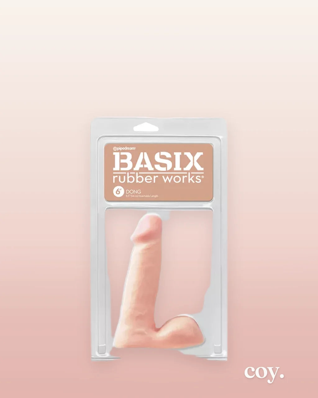 Basix 6 Inch Dildo — Coy